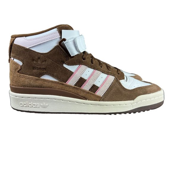 Adidas Forum Mid Chocolate To My Strawberry Brown Shoes GY6802 Men's Sz 9 - 11.5 - Picture 1 of 9